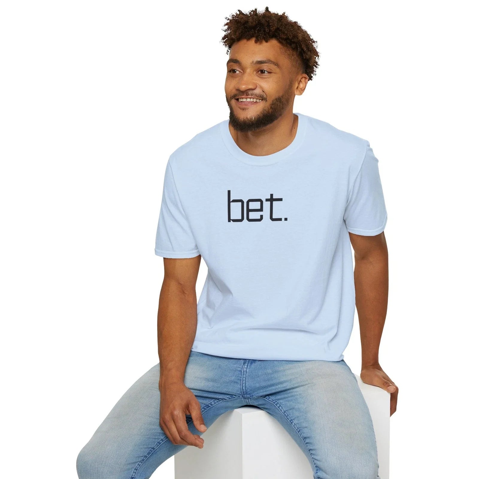 bet. T-Shirt | Minimal Text Tee, Simple Typography Unisex T-shirt, Sweatshirt, Hoodie, Long Sleeve Tee - T-Shirt, Sweatshirt, Hoodie