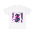 Cyberpunk Anime Girl Tee | Neon Aesthetic, Japanese Text Unisex T-shirt, Sweatshirt, Hoodie, Long Sleeve Tee - T-Shirt, Sweatshirt, Hoodie