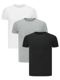Men's Plain Blank T-shirt Basic Tee White Black Grey sizes XS - L New Bulk Unisex T-shirt, Sweatshirt, Hoodie, Long Sleeve Tee - T-Shirt, Sweatshirt, Hoodie
