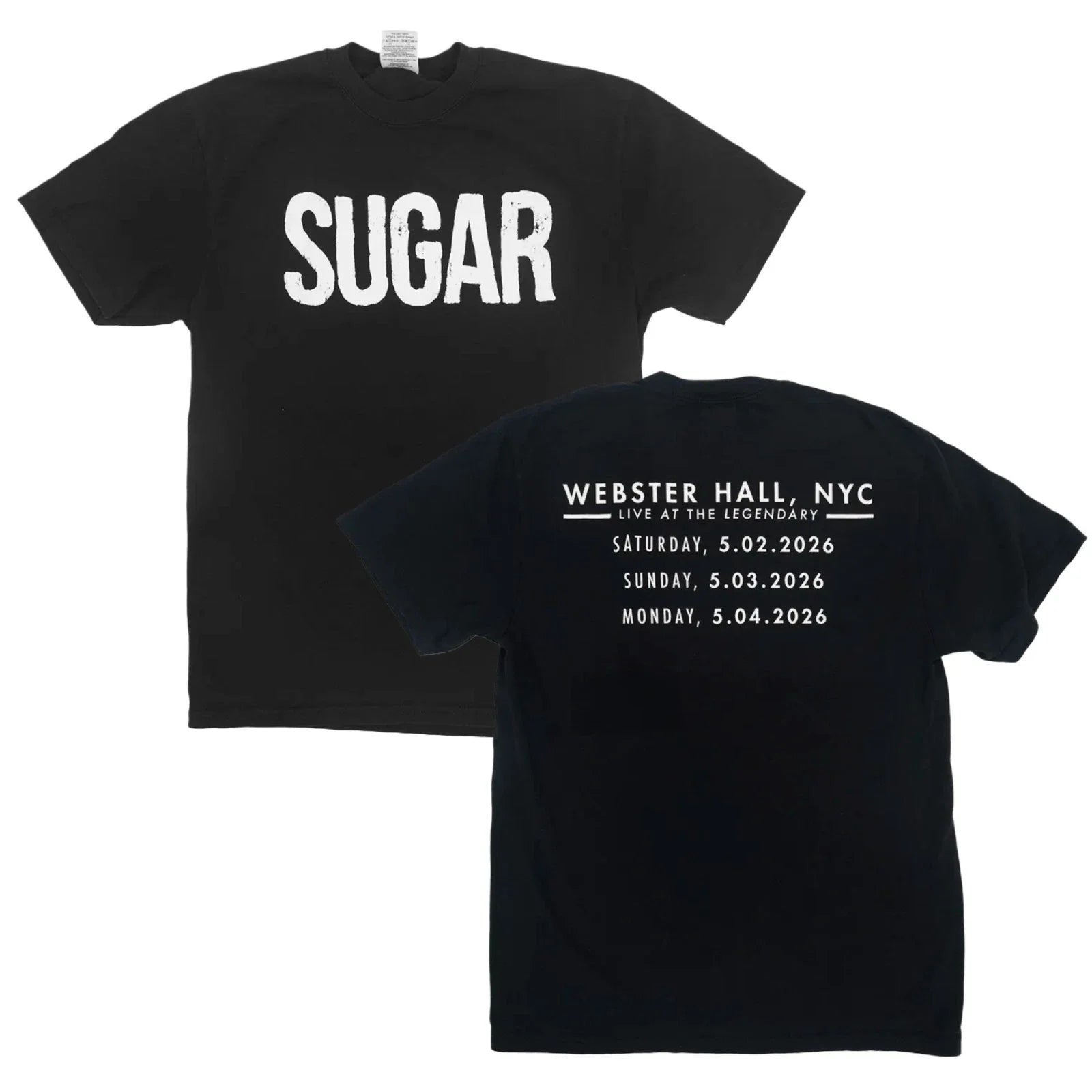 Sugar Band Webster Hall NYC May 2 T-shirt Unisex T-shirt, Sweatshirt, Hoodie, Long Sleeve Tee - T-Shirt, Sweatshirt, Hoodie