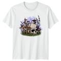 Mystical Skull Mushroom Lavender Butterfly T-Shirt Mycology Botanical Gothic Unisex T-shirt, Sweatshirt, Hoodie, Long Sleeve Tee - T-Shirt, Sweatshirt, Hoodie