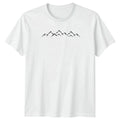 Mountain Range Silhouette Minimalist Outdoors T-Shirt Hiking Adventure Gift Unisex T-shirt, Sweatshirt, Hoodie, Long Sleeve Tee - T-Shirt, Sweatshirt, Hoodie