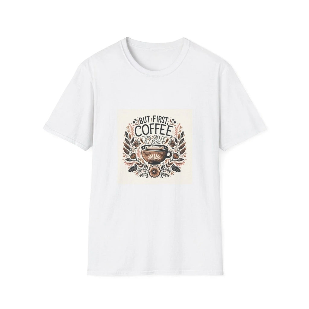 Coffee Then Adulting | Women's Graphic Tee | Trendy Boho Style Unisex T-shirt, Sweatshirt, Hoodie, Long Sleeve Tee - T-Shirt, Sweatshirt, Hoodie