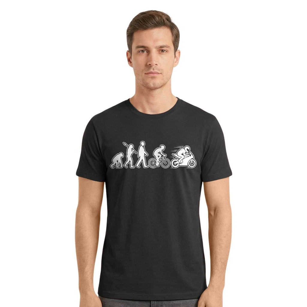 Evolution Of Motorbike T-Shirt | Rider Biker Motorcycle Racing Bike Lovers Tee Unisex T-shirt, Sweatshirt, Hoodie, Long Sleeve Tee - T-Shirt, Sweatshirt, Hoodie