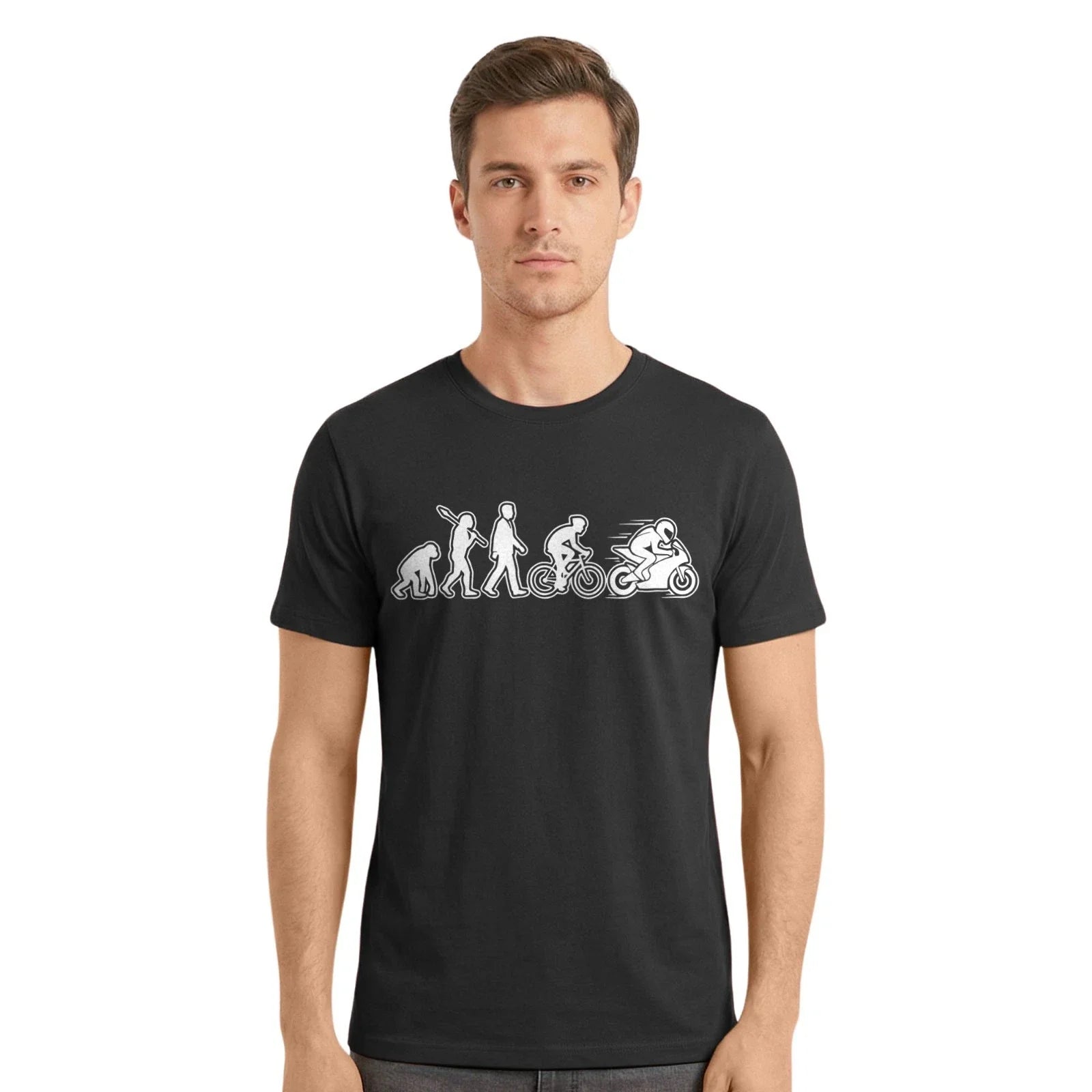 Evolution Of Motorbike T-Shirt | Rider Biker Motorcycle Racing Bike Lovers Tee Unisex T-shirt, Sweatshirt, Hoodie, Long Sleeve Tee - T-Shirt, Sweatshirt, Hoodie