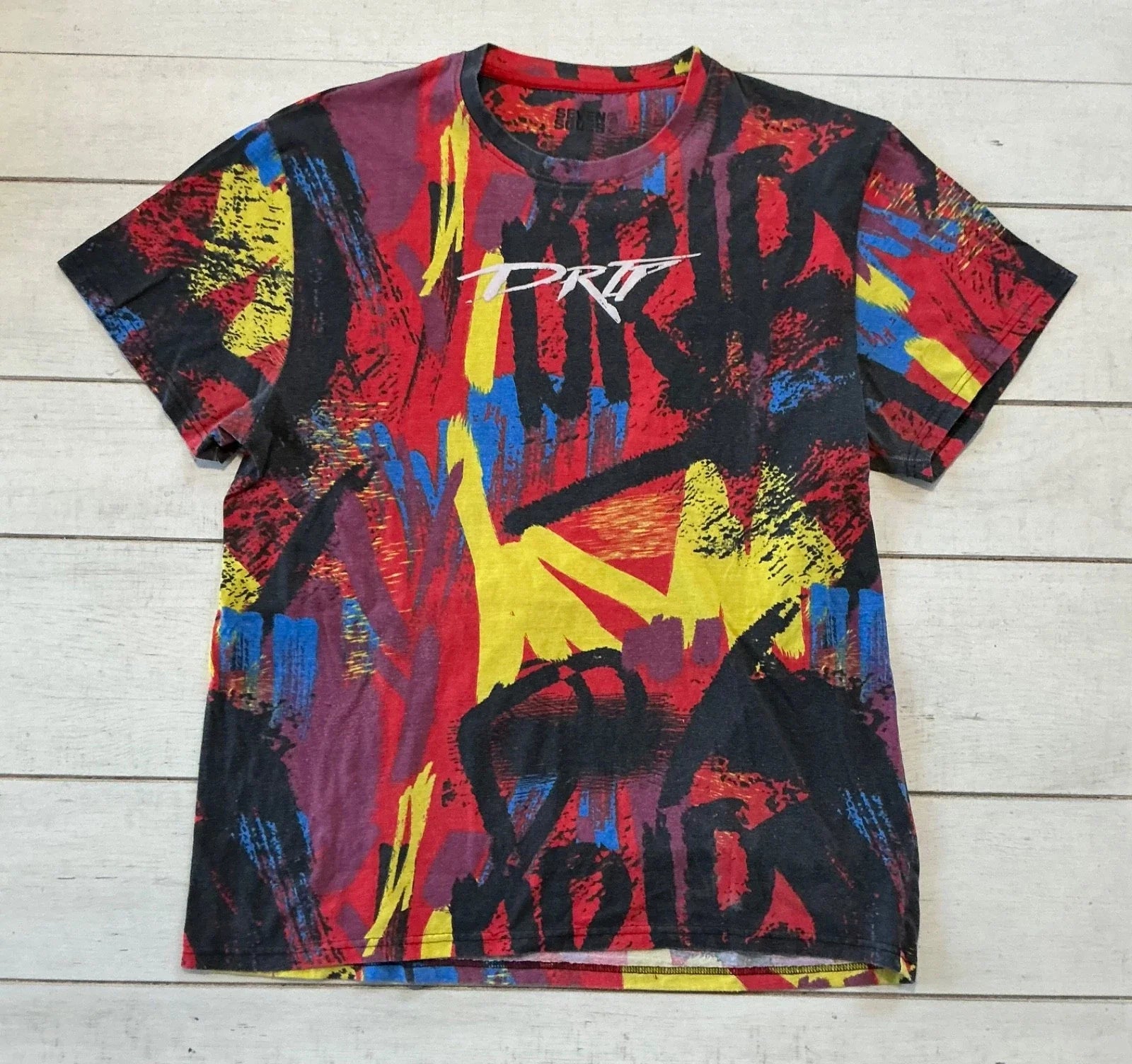 Y2K Vintage 7 SEVEN SOULS URBAN GRAFFITI SHIRT Edgy Hip Hop Streetwear 90s 2000s Unisex T-shirt, Sweatshirt, Hoodie, Long Sleeve Tee - T-Shirt, Sweatshirt, Hoodie