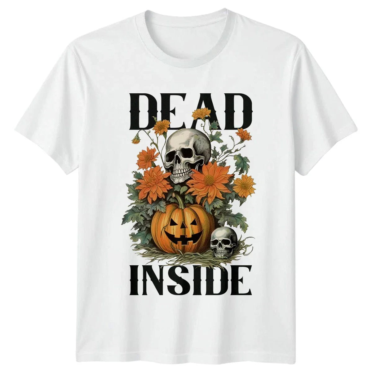Dead Inside Womens T-Shirt Spooky Aesthetic Halloween Halloween Gift For Her Unisex T-shirt, Sweatshirt, Hoodie, Long Sleeve Tee - T-Shirt, Sweatshirt, Hoodie