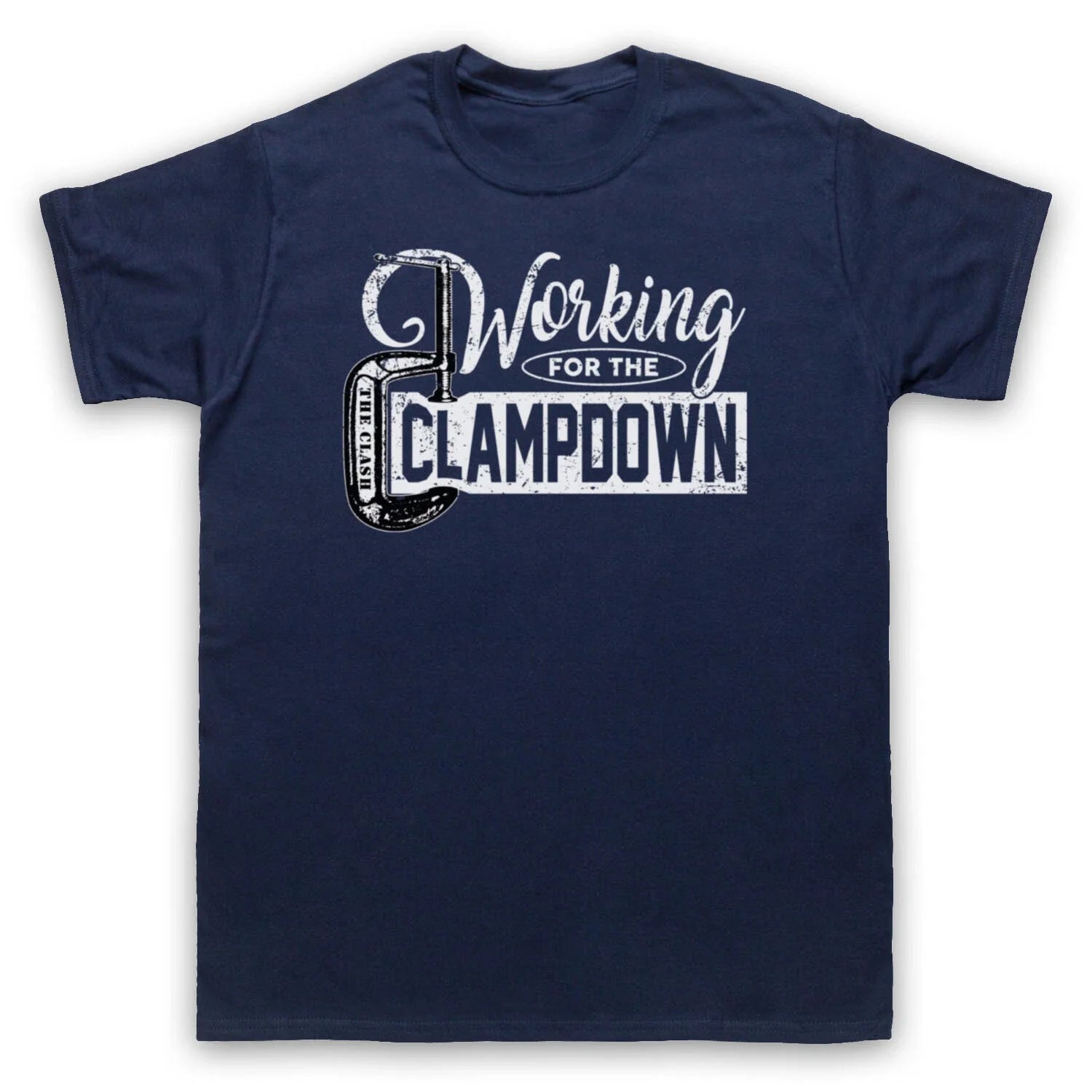 CLAMPDOWN PUNK UNOFFICIAL ROCK WORKING FOR CLASSIC MENS & WOMENS T-SHIRT Unisex T-shirt, Sweatshirt, Hoodie, Long Sleeve Tee - T-Shirt, Sweatshirt, Hoodie