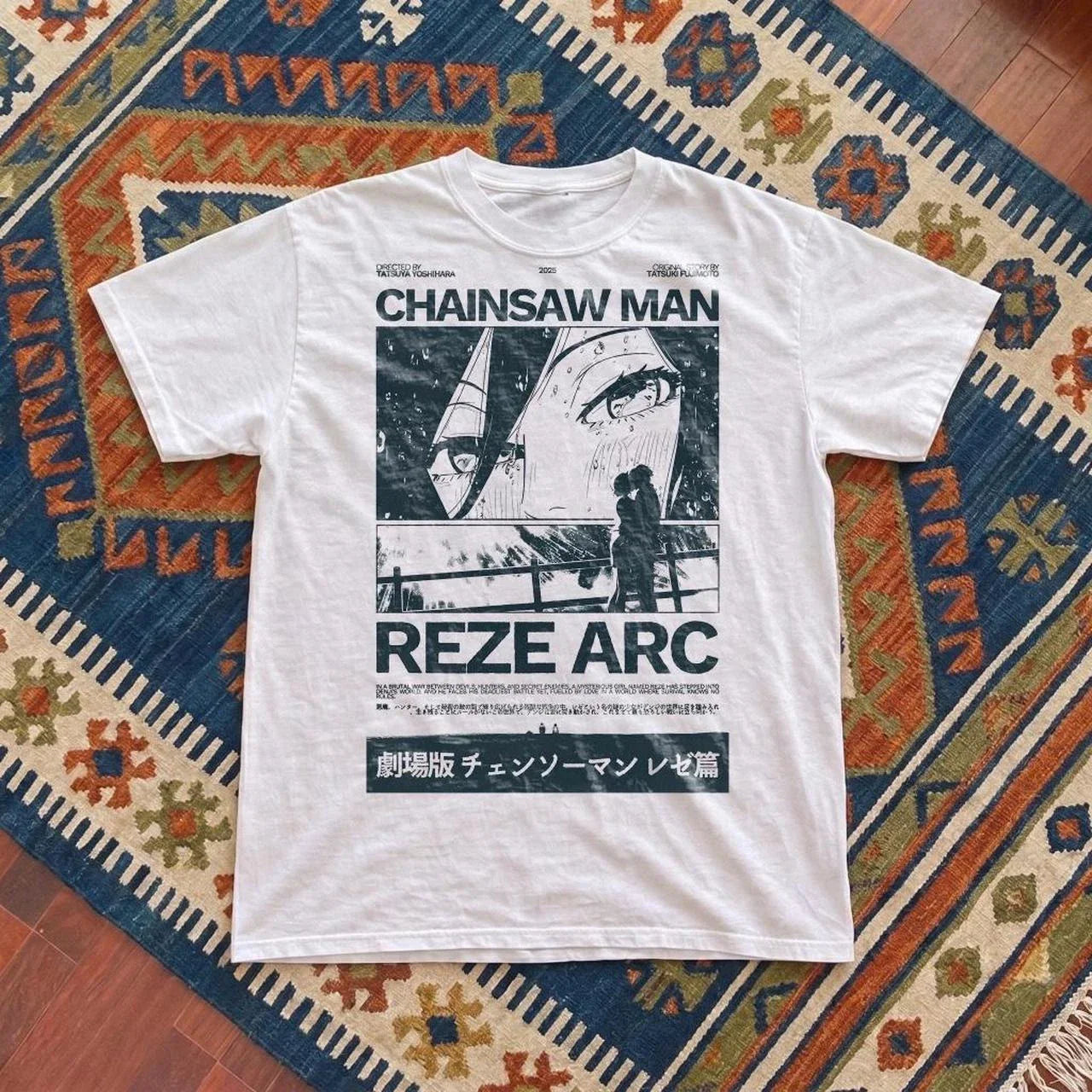 Chainsaw Man Reze Arc white T-shirt Unisex T-shirt, Sweatshirt, Hoodie, Long Sleeve Tee - T-Shirt, Sweatshirt, Hoodie