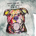 The Mountain Pit Bull Smile Graphic T Shirt Size L Tie Dye Artistic Colorful Unisex T-shirt, Sweatshirt, Hoodie, Long Sleeve Tee - T-Shirt, Sweatshirt, Hoodie