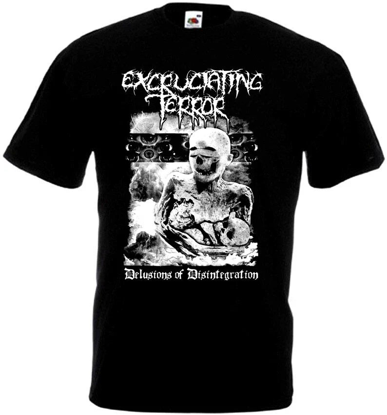 Excruciating Terror v11 Delusions of Disintegration shirt black all sizes S-5XL Unisex T-shirt, Sweatshirt, Hoodie, Long Sleeve Tee - T-Shirt, Sweatshirt, Hoodie