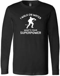 Hockey Men Women Kids Funny I Walk On Water Friends Family Gift Trendy T-Shirt Unisex T-shirt, Sweatshirt, Hoodie, Long Sleeve Tee - T-Shirt, Sweatshirt, Hoodie