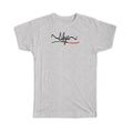Gift T-Shirt : Libya Flag Colors Libyan Travel Expat Country Minimalist Unisex T-shirt, Sweatshirt, Hoodie, Long Sleeve Tee - T-Shirt, Sweatshirt, Hoodie