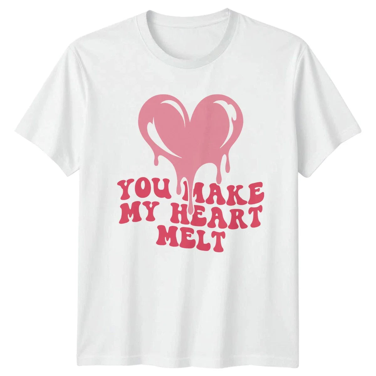You Make My Heart Melt T-Shirt Retro Aesthetic Love Romance Valentines Day Unisex T-shirt, Sweatshirt, Hoodie, Long Sleeve Tee - T-Shirt, Sweatshirt, Hoodie