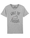 Man Sleeves short - . What The Seal Gray Unisex T-shirt, Sweatshirt, Hoodie, Long Sleeve Tee - T-Shirt, Sweatshirt, Hoodie