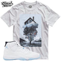 Shirt To Match 11 Blue Unisex Tee Sneaker Shirt Cool Shirt Sneaker Tee Outfit Unisex T-shirt, Sweatshirt, Hoodie, Long Sleeve Tee - T-Shirt, Sweatshirt, Hoodie