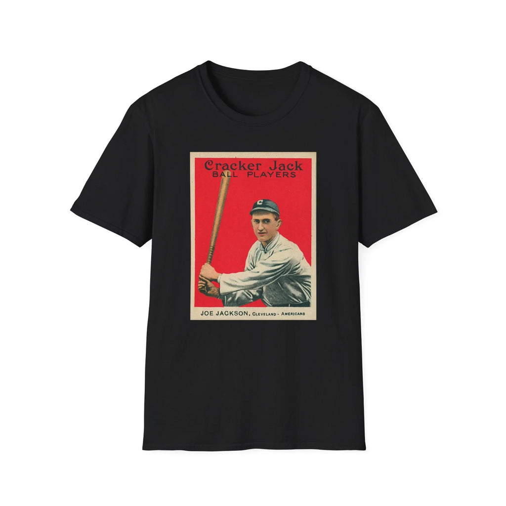 Shoeless Joe Jackson Vintage Cracker Jack Baseball Card Retro T-Shirt Unisex Unisex T-shirt, Sweatshirt, Hoodie, Long Sleeve Tee - T-Shirt, Sweatshirt, Hoodie