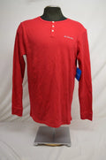 NEW Columbia Men's RED Pine Peak Waffle Long Sleeve Crew Cotton Blend MED Unisex T-shirt, Sweatshirt, Hoodie, Long Sleeve Tee - T-Shirt, Sweatshirt, Hoodie