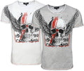 Designer T-Shirt CARISMA 2 Colours Skullwing Slub Yarn CRM4599 Unisex T-shirt, Sweatshirt, Hoodie, Long Sleeve Tee - T-Shirt, Sweatshirt, Hoodie