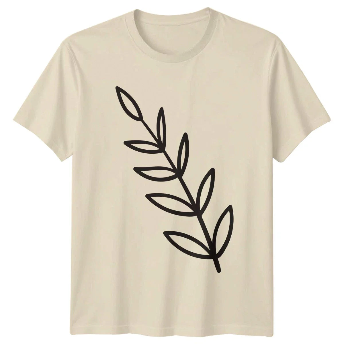 Minimalist Botanical Leaf Branch Art T-Shirt Minimalist Art Botanical Birthday Unisex T-shirt, Sweatshirt, Hoodie, Long Sleeve Tee - T-Shirt, Sweatshirt, Hoodie