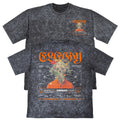 Elegy Skull Garden Unisex Mens Carbon Grey 240gsm French Terry Acid Wash T-Shirt Unisex T-shirt, Sweatshirt, Hoodie, Long Sleeve Tee - T-Shirt, Sweatshirt, Hoodie