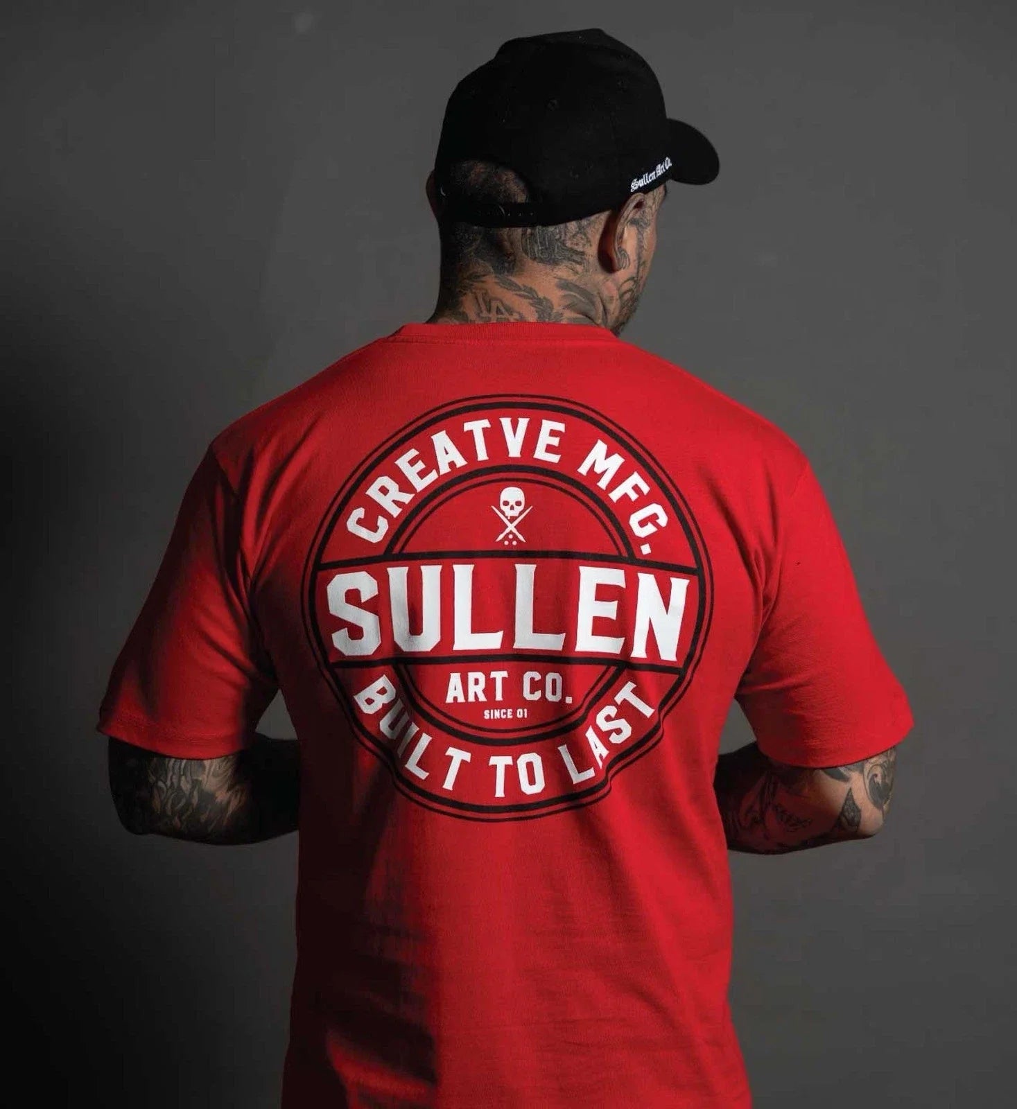SULLEN CLOTHING CREATIVE CORP LOGO RED STANDARD T-SHIRT (M) Unisex T-shirt, Sweatshirt, Hoodie, Long Sleeve Tee - T-Shirt, Sweatshirt, Hoodie
