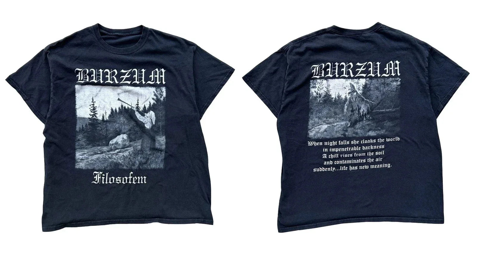 NEW 00s 1Burzum Filosofem Promo Punk Metal T-Shirt Unisex Size S-4XL Unisex T-shirt, Sweatshirt, Hoodie, Long Sleeve Tee - T-Shirt, Sweatshirt, Hoodie