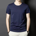 Men's Casual Solid Color Short Sleeve Tees Trendy Pullover Round Neck Bottoming Unisex T-shirt, Sweatshirt, Hoodie, Long Sleeve Tee - T-Shirt, Sweatshirt, Hoodie