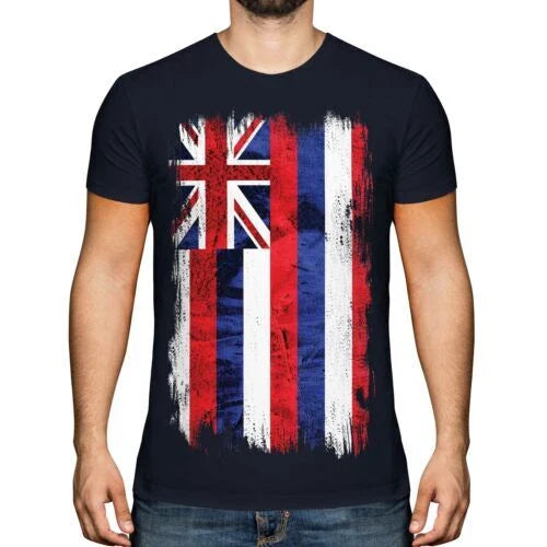 HAWAII STATE GRUNGE FLAG MENS T-SHIRT TEE TOP HAWAIIAN SHIRT JERSEY GIFT Unisex T-shirt, Sweatshirt, Hoodie, Long Sleeve Tee - T-Shirt, Sweatshirt, Hoodie