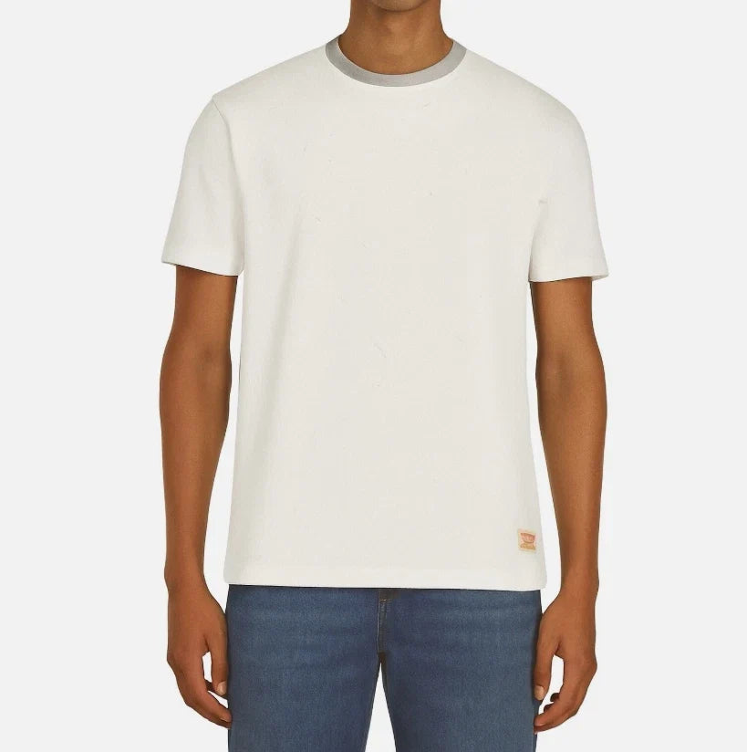 Scotch & Soda Men's Crew Neck Short Sleeve Shirt, White, M Unisex T-shirt, Sweatshirt, Hoodie, Long Sleeve Tee - T-Shirt, Sweatshirt, Hoodie