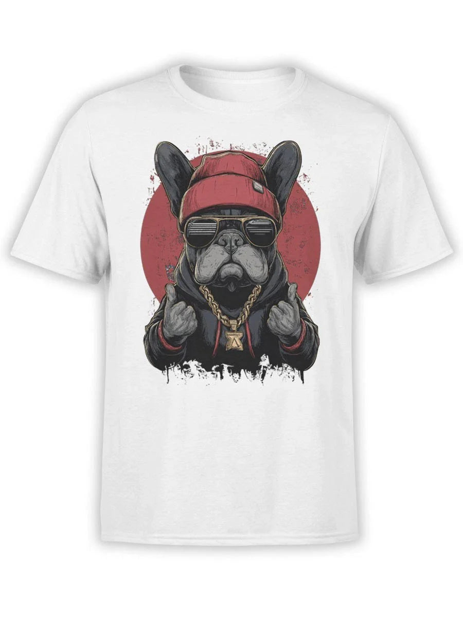 FANTUCCI Boss Paws T-Shirt | Hip Hop Dog Tee for Frenchie Lovers | Unisex Unisex T-shirt, Sweatshirt, Hoodie, Long Sleeve Tee - T-Shirt, Sweatshirt, Hoodie