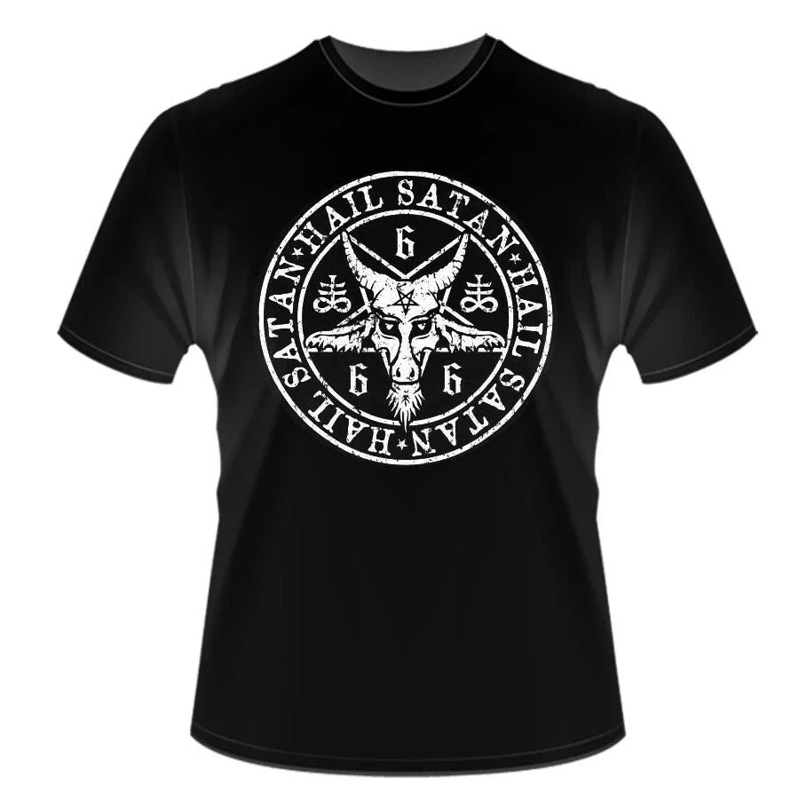 Occult Baphomet - Satan T-Shirt, Satanic, Pentagram Art, Venom, Devil Unisex T-shirt, Sweatshirt, Hoodie, Long Sleeve Tee - T-Shirt, Sweatshirt, Hoodie