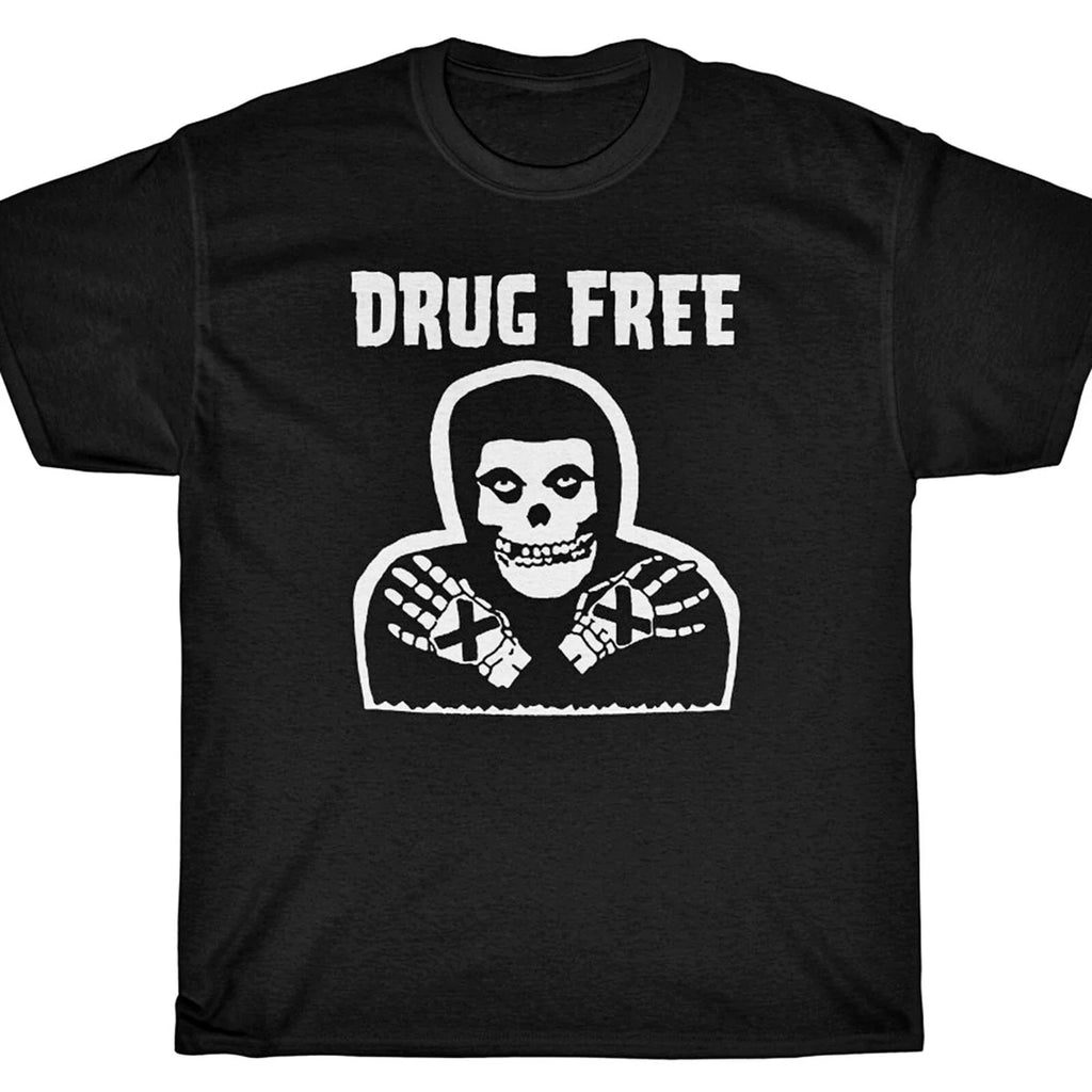 DRUG FREE MISFITS T-Shirt - straight edge crimson ghost sxe Unisex T-shirt, Sweatshirt, Hoodie, Long Sleeve Tee - T-Shirt, Sweatshirt, Hoodie