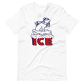 COLD AS ICE Bagged Ice Graphic Vintage Style Retro Tee Short-Sleeve T-Shirt Unisex T-shirt, Sweatshirt, Hoodie, Long Sleeve Tee - T-Shirt, Sweatshirt, Hoodie