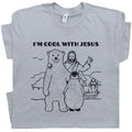 Jesus Shirt I'm Cool With Jesus Shirts Funny Christian Graphic Faith Based Tee Unisex T-shirt, Sweatshirt, Hoodie, Long Sleeve Tee - T-Shirt, Sweatshirt, Hoodie