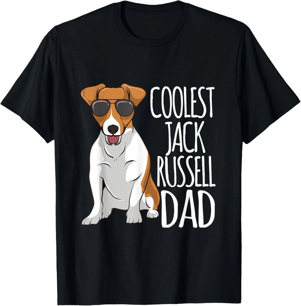 Coolest Jack Russel Dad Jack Russell Terrier Father Dog Gift Unisex T-Shirt Unisex T-shirt, Sweatshirt, Hoodie, Long Sleeve Tee - T-Shirt, Sweatshirt, Hoodie