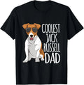 Coolest Jack Russel Dad Jack Russell Terrier Father Dog Gift Unisex T-Shirt Unisex T-shirt, Sweatshirt, Hoodie, Long Sleeve Tee - T-Shirt, Sweatshirt, Hoodie