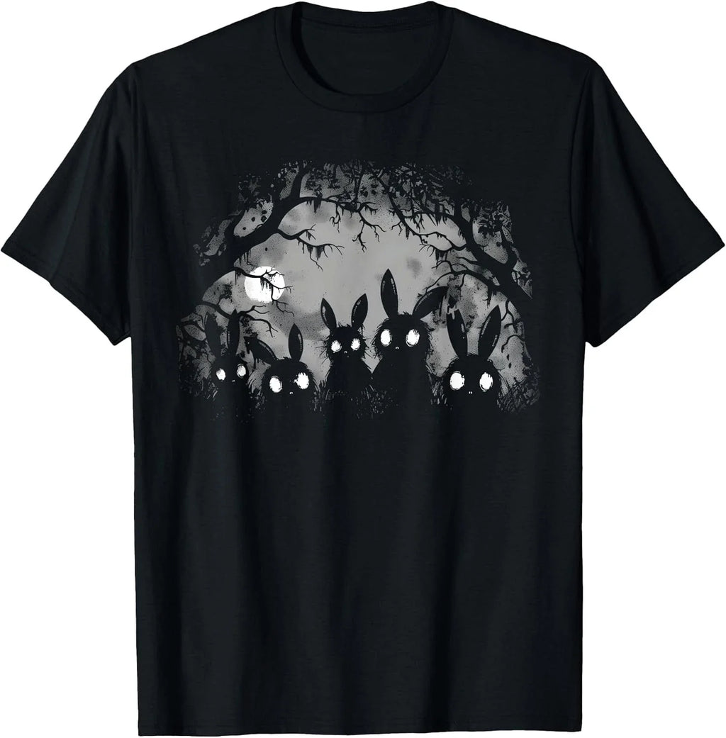 BEST NEW! Creepy Cute Bunny Rabbits Alt Goth Grunge Horror Cotton Tee S-3XL Unisex T-shirt, Sweatshirt, Hoodie, Long Sleeve Tee - T-Shirt, Sweatshirt, Hoodie