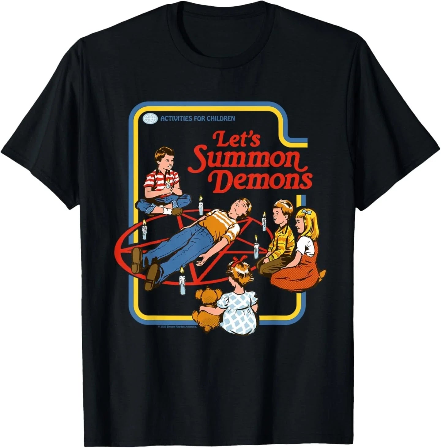 Lets Summon Demons Occult Retro Vintage Funny Adult Humor T-Shirt Unisex T-shirt, Sweatshirt, Hoodie, Long Sleeve Tee - T-Shirt, Sweatshirt, Hoodie