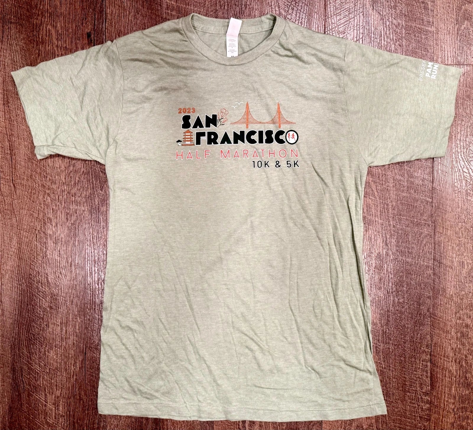 New 2023 KPSF Kaiser San Francisco Half Marathon 10k 5k Men's M Race T-Shirt Unisex T-shirt, Sweatshirt, Hoodie, Long Sleeve Tee - T-Shirt, Sweatshirt, Hoodie