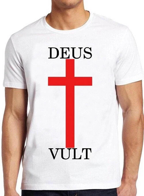 Deus Vult Catholic Religion Christian Crusade Bible Cool Gift Tee T Shirt M137 Unisex T-shirt, Sweatshirt, Hoodie, Long Sleeve Tee - T-Shirt, Sweatshirt, Hoodie