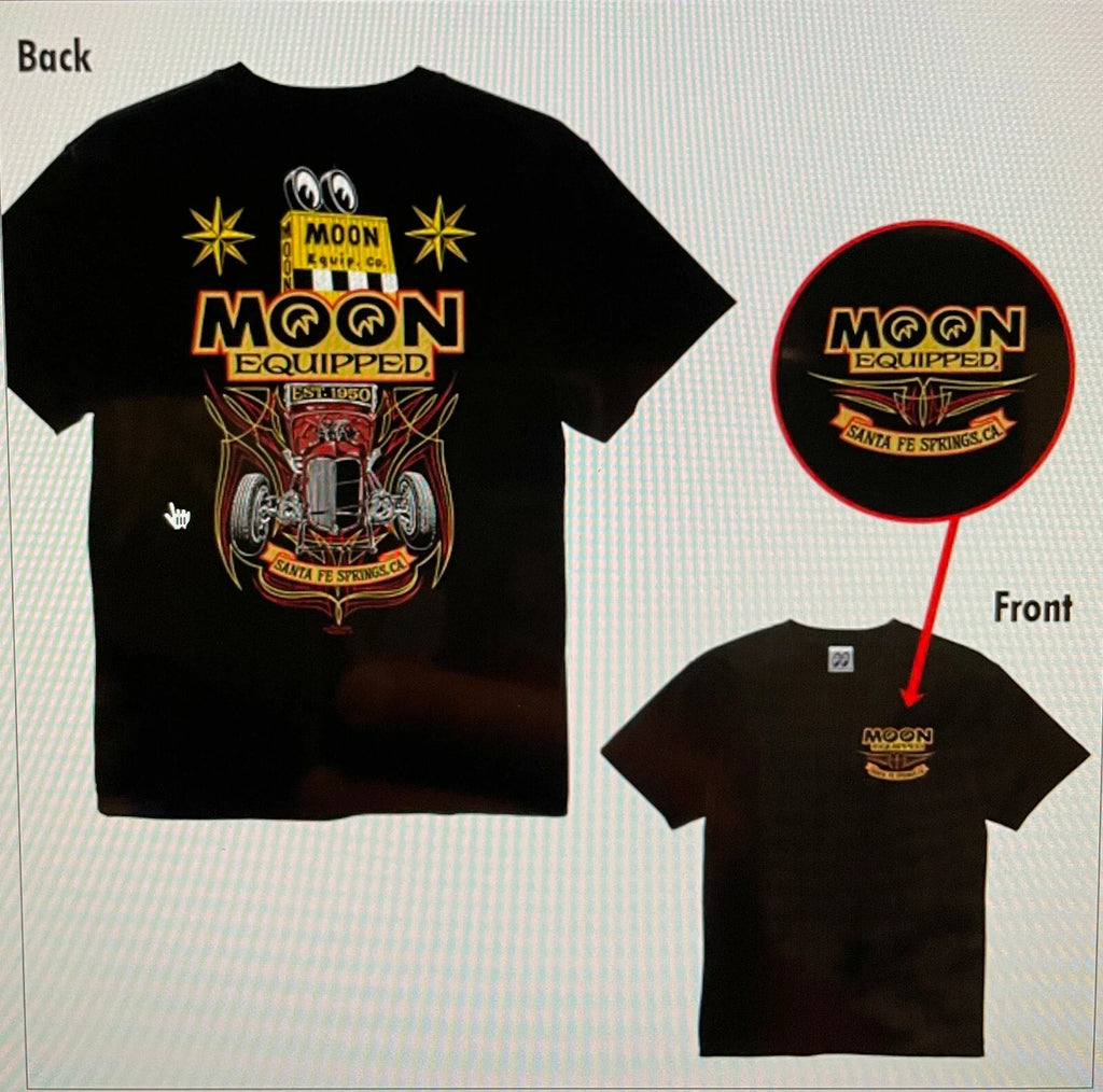 Men's Mooneyes Moon Equipped 1932 Ford Hot Rod T-Shirt Cotton MQT161BK Unisex T-shirt, Sweatshirt, Hoodie, Long Sleeve Tee - T-Shirt, Sweatshirt, Hoodie