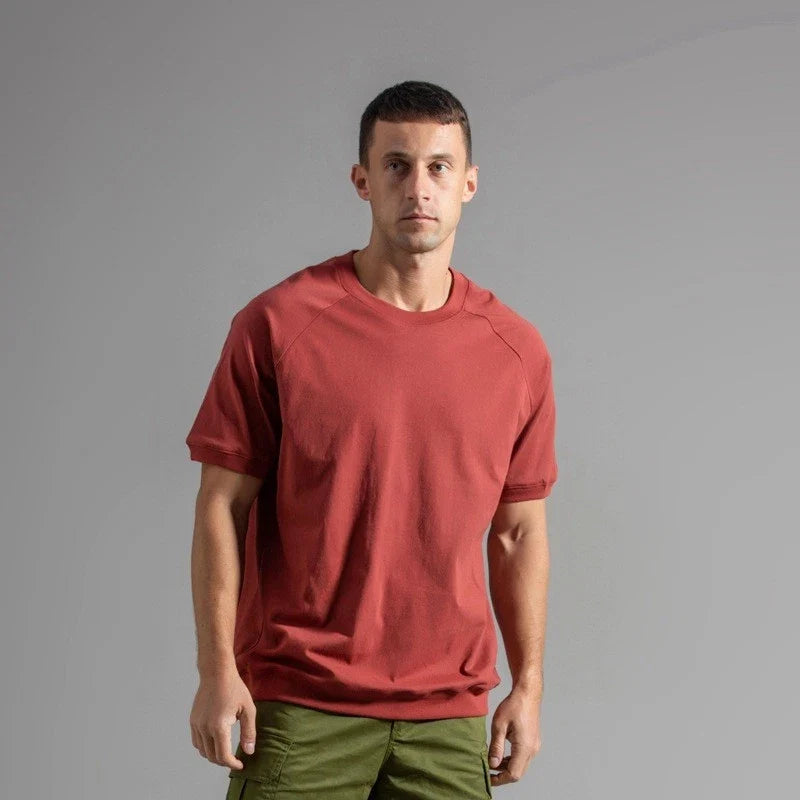 Leisure and Comfortable Sports Men's Pure Cotton T-Shirt Couple Short Sleeve Unisex T-shirt, Sweatshirt, Hoodie, Long Sleeve Tee - T-Shirt, Sweatshirt, Hoodie