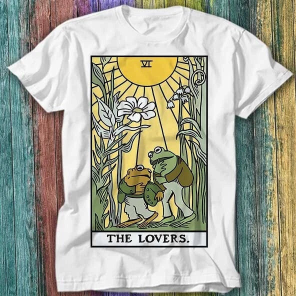 Frog & Star The Lovers Tarot Card Lesbian Gay LGBT Pride T Shirt Top Tee 173 Unisex T-shirt, Sweatshirt, Hoodie, Long Sleeve Tee - T-Shirt, Sweatshirt, Hoodie