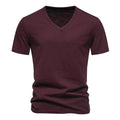Men's Short Sleeve Fashion T-Shirt Classic Casual Slim V-neck Shirts Unisex T-shirt, Sweatshirt, Hoodie, Long Sleeve Tee - T-Shirt, Sweatshirt, Hoodie