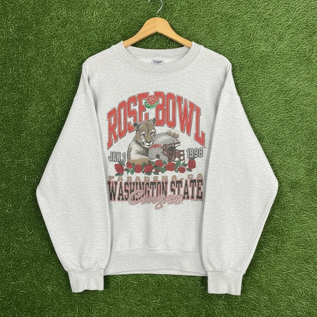 1998 Vintage Washington State Cougars Rose Bowl T- Shirt, Sweatshirt & Hoodie Unisex T-shirt, Sweatshirt, Hoodie, Long Sleeve Tee - T-Shirt, Sweatshirt, Hoodie