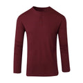 Men's Long Sleeve Plain Henley Grandad Collar T-Shirt Open Cuff Casual Tee Top Unisex T-shirt, Sweatshirt, Hoodie, Long Sleeve Tee - T-Shirt, Sweatshirt, Hoodie