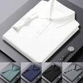 Men Trendy Korean Styled Short Sleeve T Shirt Turn Down Collar Button Detail Unisex T-shirt, Sweatshirt, Hoodie, Long Sleeve Tee - T-Shirt, Sweatshirt, Hoodie