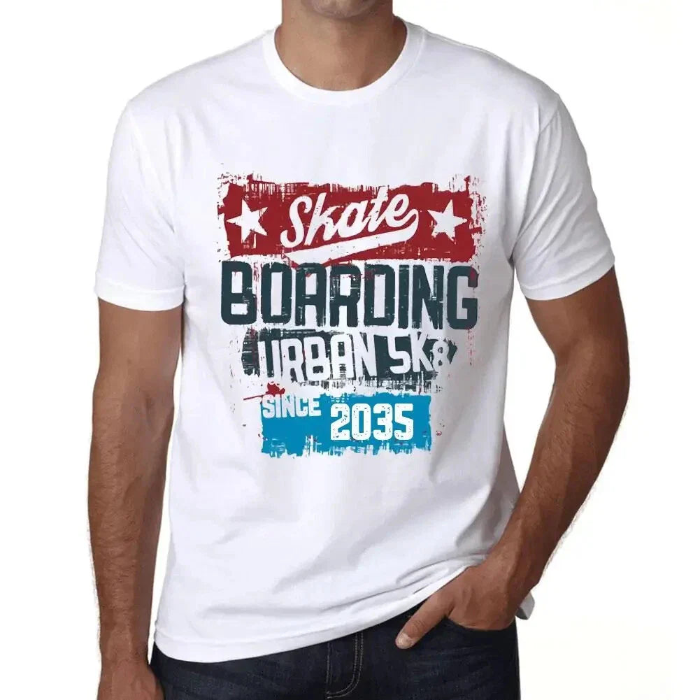 Men's Graphic T-Shirt Urban Skateboard Since 2035 Eco-Friendly Limited Edition Unisex T-shirt, Sweatshirt, Hoodie, Long Sleeve Tee - T-Shirt, Sweatshirt, Hoodie