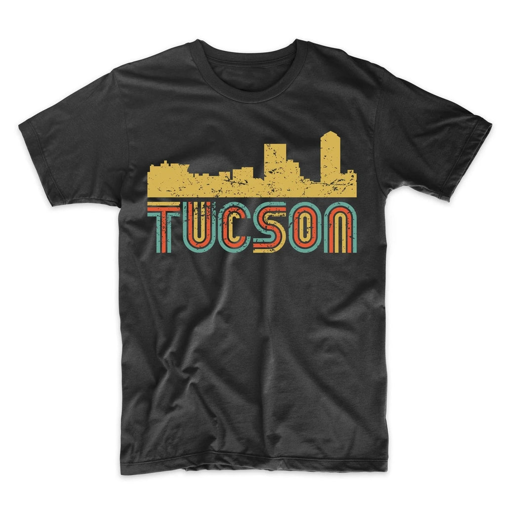 Men's Tucson Shirt - Retro Vintage Style Tucson Arizona Skyline T-Shirt Unisex T-shirt, Sweatshirt, Hoodie, Long Sleeve Tee - T-Shirt, Sweatshirt, Hoodie